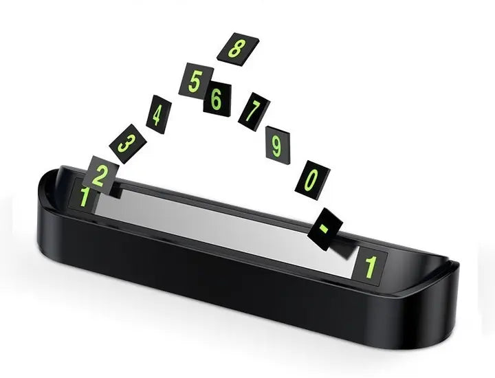 Автовизитка с телефоном (Паркововочная карта) Temporary Parking Card