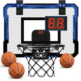 Баскетбольное кольцо с электронным табло / Детский набор для баскетбола Мяч и Щит с кольцом со звуковыми эффектами