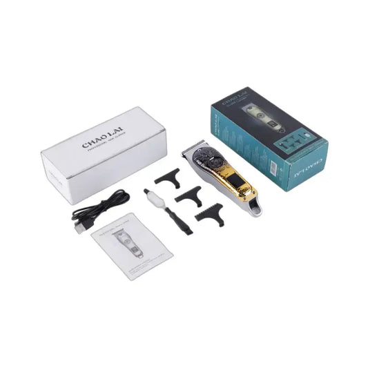 Беспроводная машинка для стрижки волос с дисплеем CHAO LAI CL-270 Триммер для лица машинка для стрижки