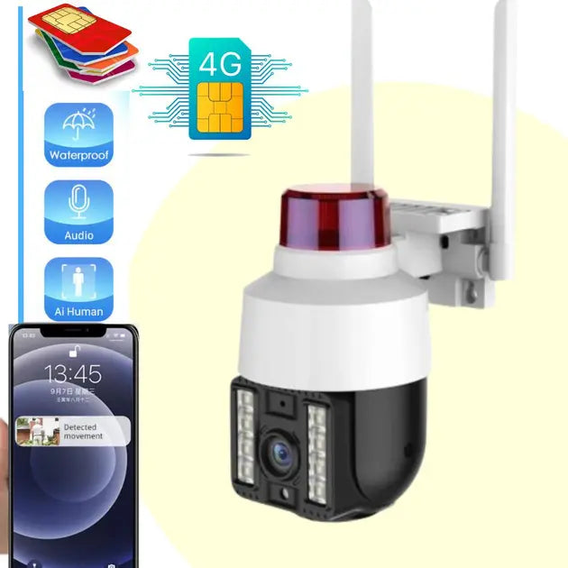 Беспроводная уличная камера WiFi PTZ Verto VRT-C262 FHD 4mp поворотная с сигнализацией