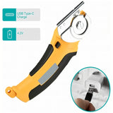 Беспроводные электрические ножницы / Аккумуляторный дисковый резак для картона, Электроножницы до 6 мм, 4 В