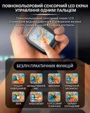 Беспроводные наушники LX-10 TWS Earbuds с LED дисплеем, Bluetooth 5.4, ANC+ENC, 320mAh Black