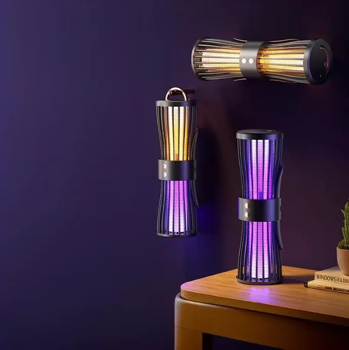 Бесшумная лампа-ловушка для комаров, ночник, зарядка через USB, LY-936