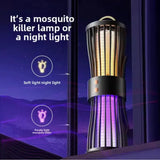 Бесшумная лампа-ловушка для комаров, ночник, зарядка через USB, LY-936