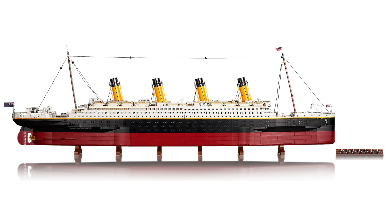 Блочный конструктор Титаник 1.15 метра, 9090PCS