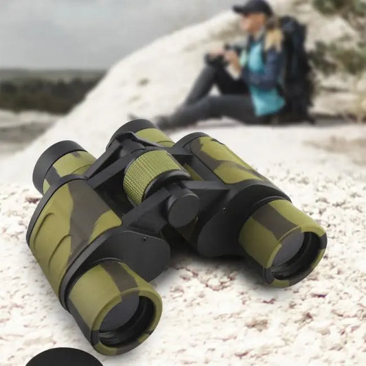 Бинокль полевой прорезиненный с чехлом 8X Baigish W10 8x40 Камуфляжный