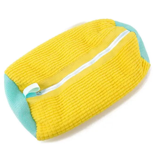 Чехол из микрофибры на молнии для стирки обуви в стиральной машине