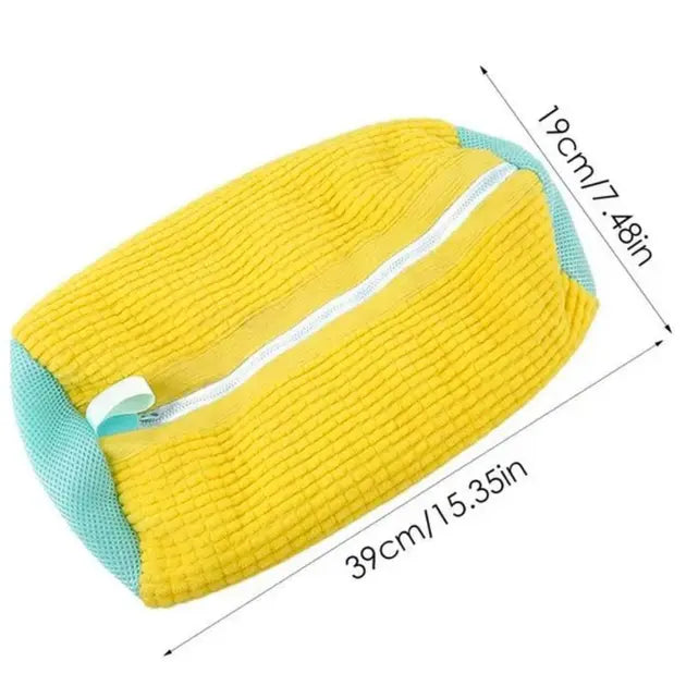 Чехол из микрофибры на молнии для стирки обуви в стиральной машине