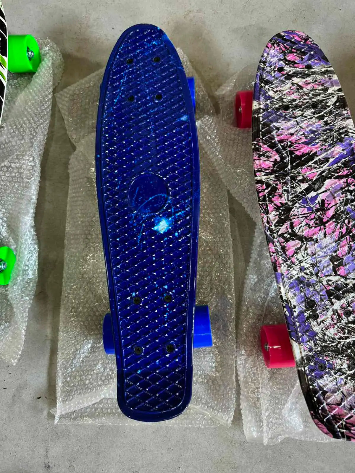 Пенни борд скейтборд Penny Board Fish Skateboards 22" ABEC-7 с светящимися колесами