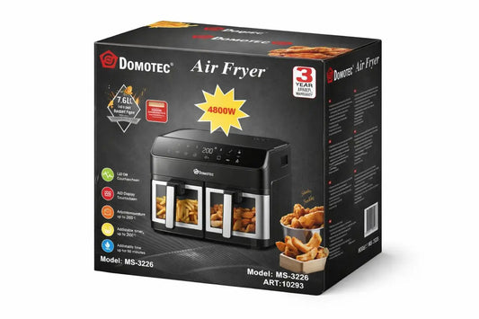 Аэрофритюрница DOMOTEC Air Fryer MS-3226 , 4800 Вт