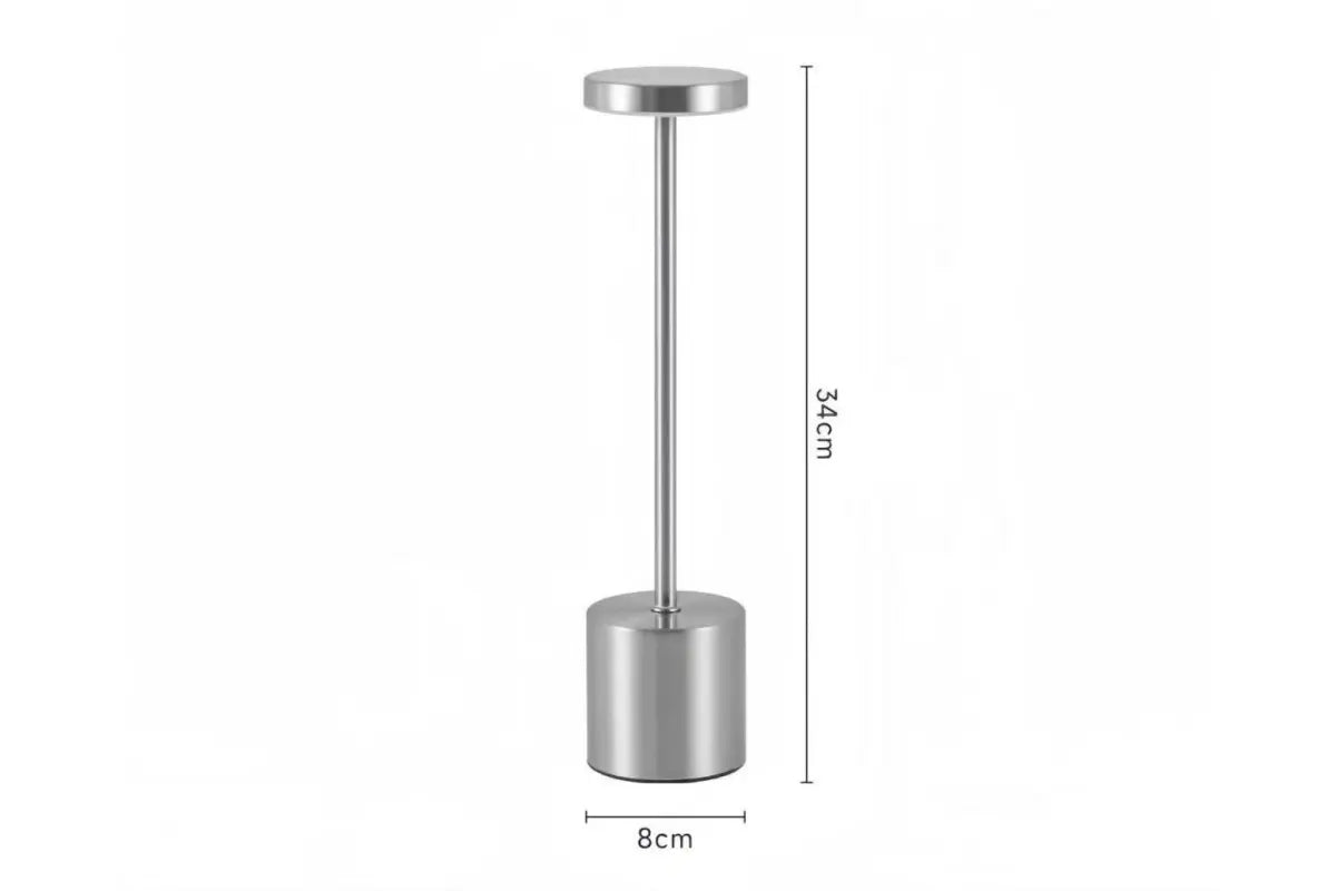 Cветодиодная сенсорная лампа на аккумуляторе, три цветовые температуры 34.4 см белая