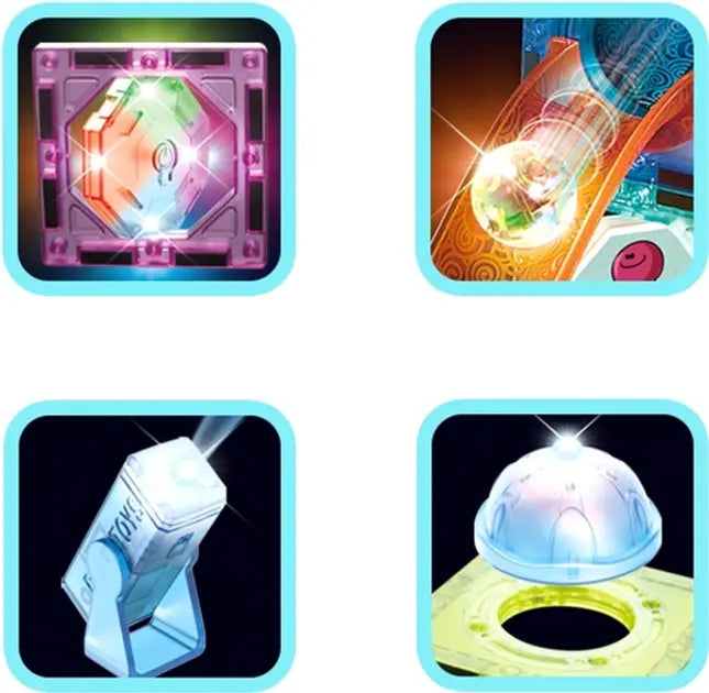 Магнитный конструктор Woopie Light Magnetic Blocks G025/110 деталей