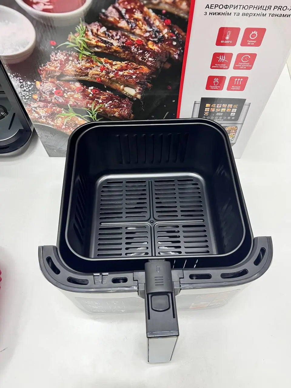 Фритюрница 13 л с двумя тенами 4200 Вт. Zepline ZP-00339 на 14 программ