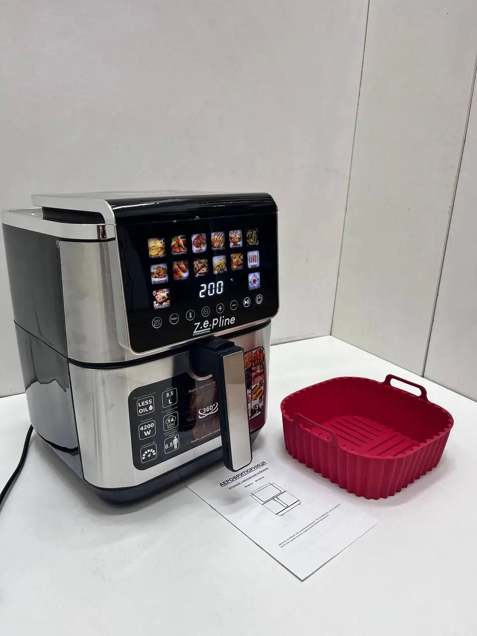 Фритюрница 13 л с двумя тенами 4200 Вт. Zepline ZP-00339 на 14 программ