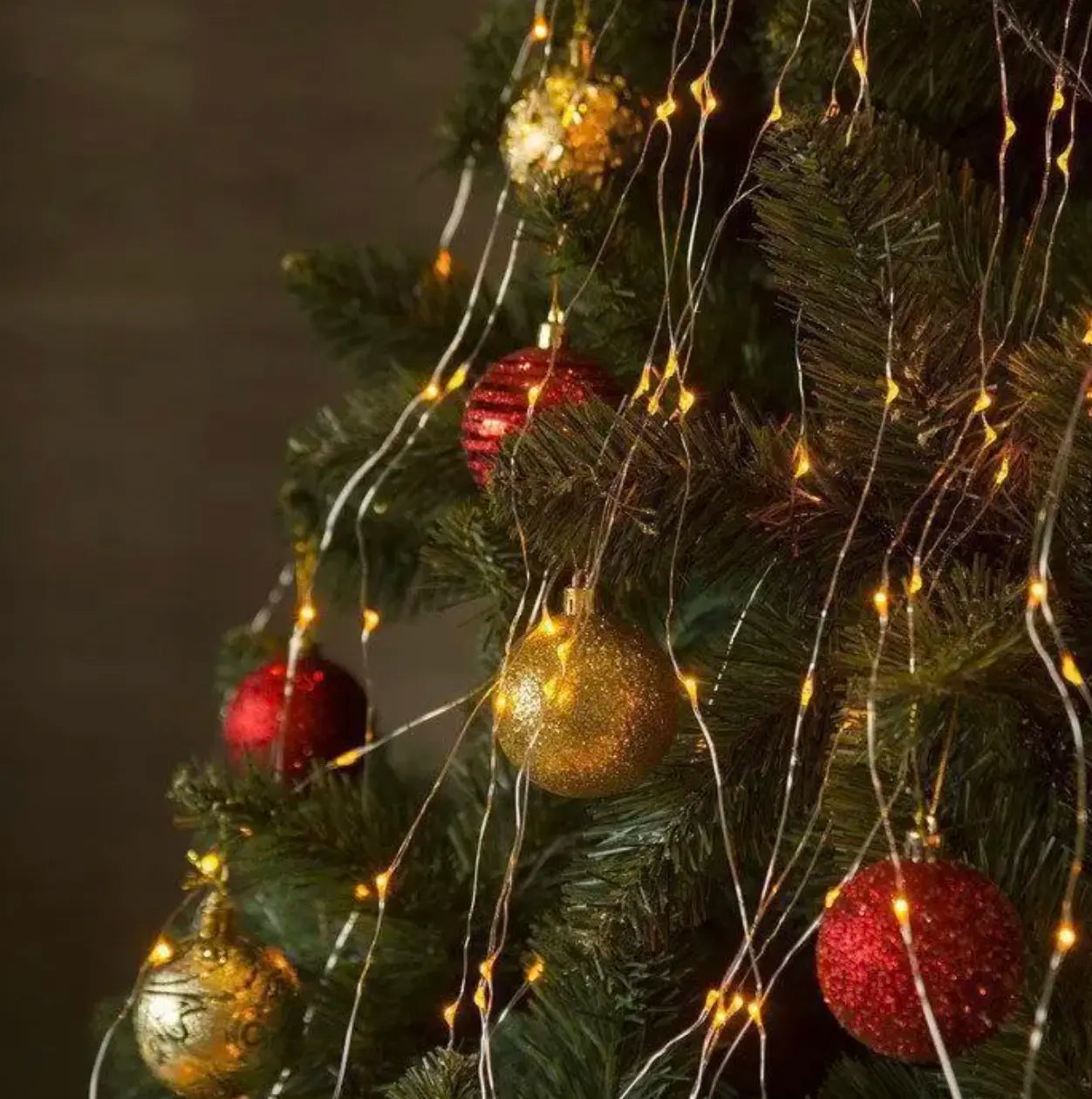 Гирлянда Конский хвост 600 LED 20 нитей длина 3 метра, желтый