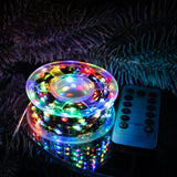 Гирлянда на катушке Роса 50 м,500 LED с пультом Мультик