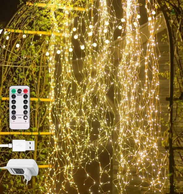 Гирлянда Смарт Конский хвост 20 нитей по 2м с пультом