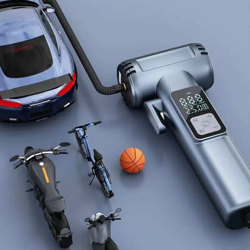 Автомобильный компрессор перезаряжаемый 150PSI 12V с Powerbank SW-201B