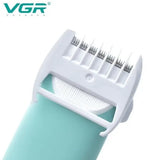 Бесшумная машинка для стрижки детей и младенцев VGR Baby V-151, Беспроводной триммер 3 насадки с вытяжкой