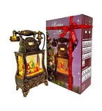 Новогодний фонарь с Санта-Клаусом в форме старинного телефона 814