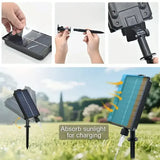 LED гирлянда с солнечной батареей 10 м (теплый белый свет)