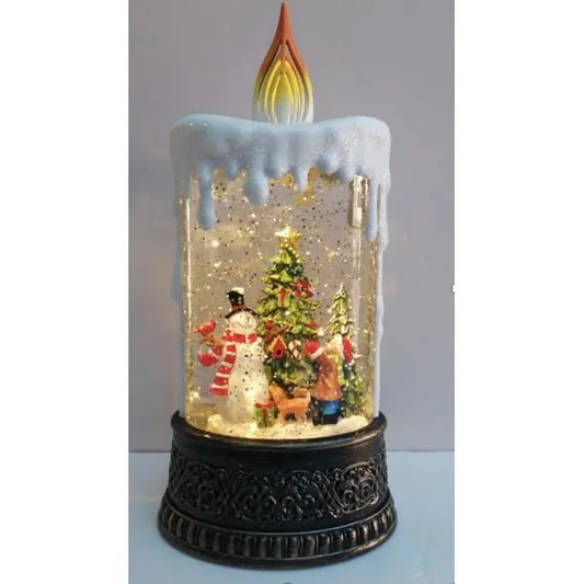 Ночник новогодний Свеча XMAS WDL-23016B 10087, снеговик