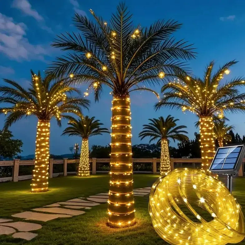 Светодиодная гирлянда "Трубка" 10 м 100 LED, теплый белый