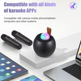 Портативная колонка Z1 (Bluetooth, LED, 2 микрофона, проекция)