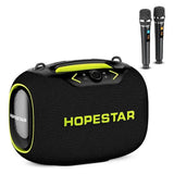 Беспроводная Bluetooth колонка HOPESTAR PARTYBOX, 120 ВТ с двумя микрофонами