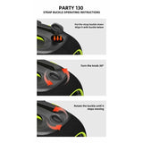 Беспроводная Bluetooth колонка HOPESTAR PARTYBOX, 120 ВТ с двумя микрофонами