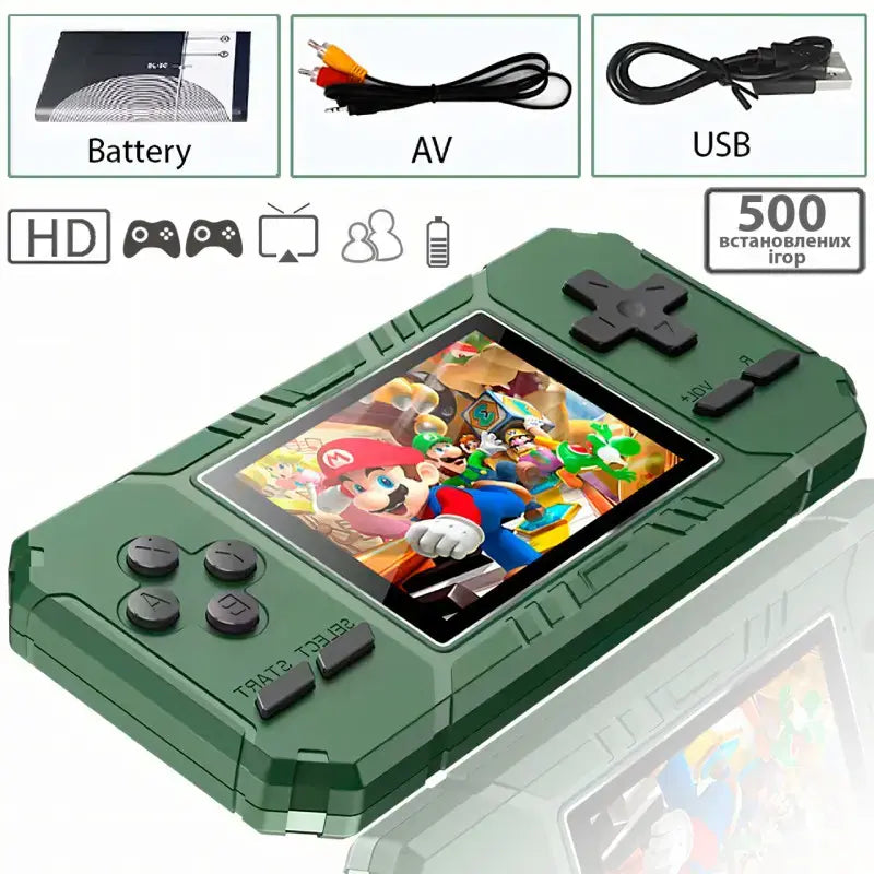 Портативная игровая консоль S8 с джойстиком / Детская игровая приставка / Ретро консоль для игр
