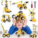 Детский конструктор инженерная машинка YK667 112 pcs