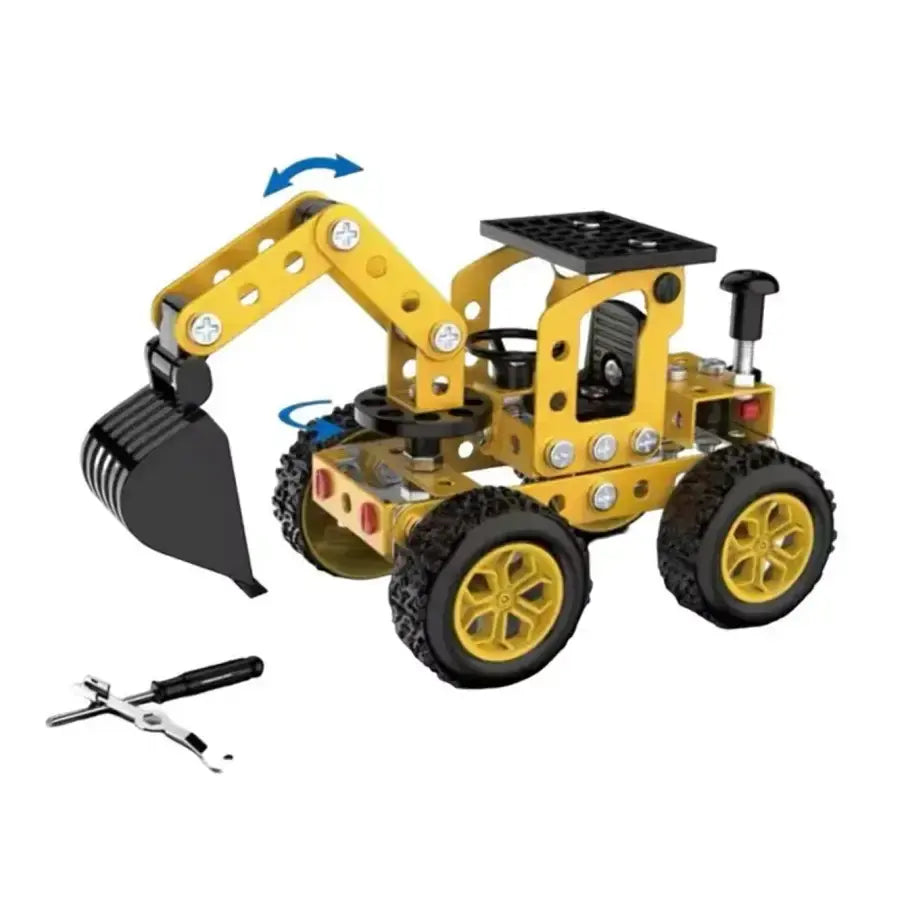 Детский конструктор инженерная машинка YK667 112 pcs
