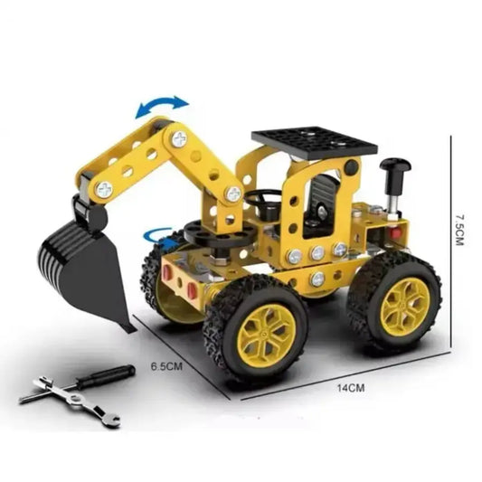 Детский конструктор инженерная машинка YK667 112 pcs