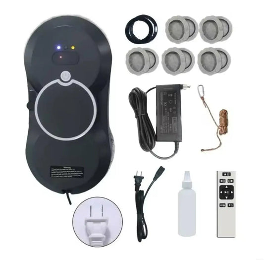 Робот для мойки окон NEW Glass Cleaning Robot с пультом дистанционного управления черный