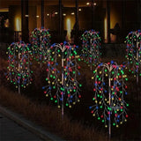 Садовый светильник "Ива" на солнечной батарее, комплект из 2х штук (SFK-46)