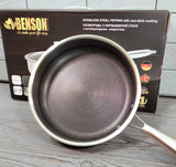 Cковорода глубокая Benson из нержавеющей стали 24см (BN-586)