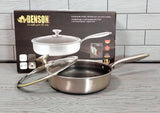 Cковорода глубокая Benson из нержавеющей стали 24см (BN-586)