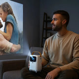 Портативный проектор + пульт, 4K HD, Android 11.0, Wi-Fi 6.0, Bluetooth, E350 / Мультимедийный проектор домашний