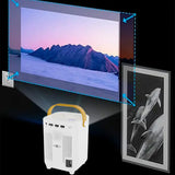 Портативный проектор + пульт, 4K HD, Android 11.0, Wi-Fi 6.0, Bluetooth, E350 / Мультимедийный проектор домашний