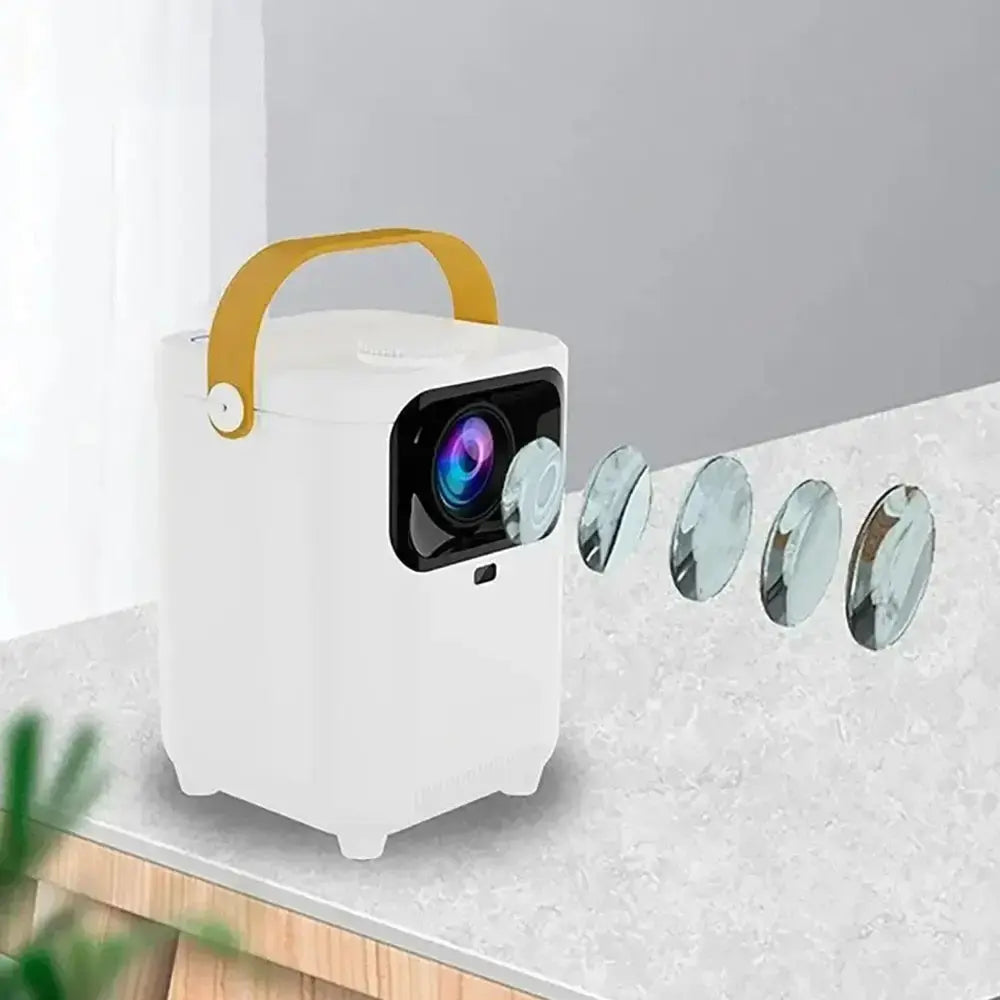 Портативный проектор + пульт, 4K HD, Android 11.0, Wi-Fi 6.0, Bluetooth, E350 / Мультимедийный проектор домашний