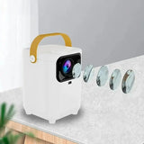 Портативный проектор + пульт, 4K HD, Android 11.0, Wi-Fi 6.0, Bluetooth, E350 / Мультимедийный проектор домашний