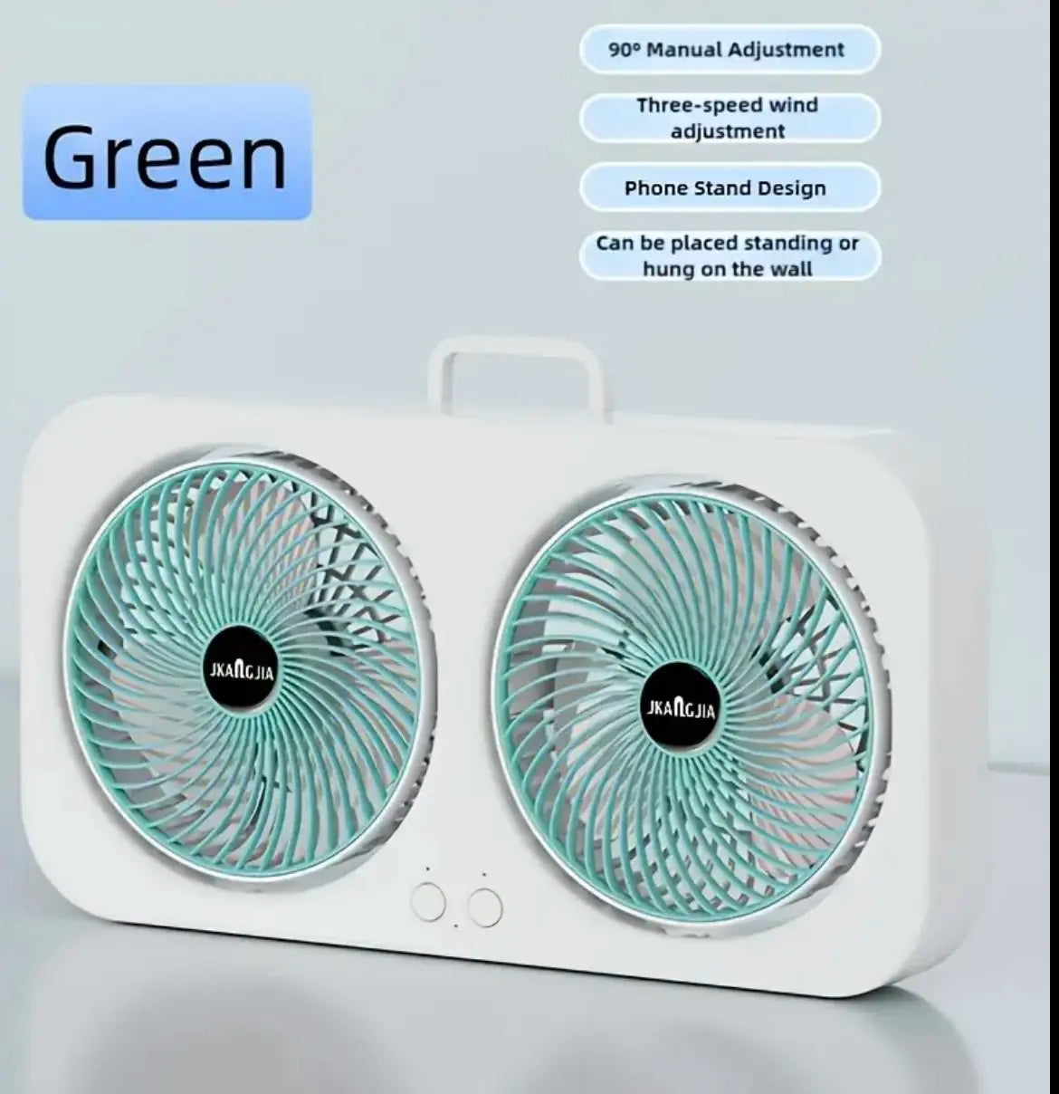 Компактный настольный вентилятор с двойным потоком воздуха и циркуляцией воздуха AND LY-879