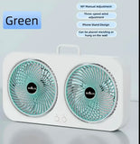 Компактный настольный вентилятор с двойным потоком воздуха и циркуляцией воздуха AND LY-879