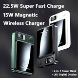 Power bank беспроводной XIYT Y211 / быстрая зарядка / Magsafe / Magnetic / 22.5W + 15W / 10000 mAh