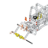 Детская металлическая машинка-конструктор Экскаватор YK613