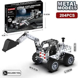 Детская металлическая машинка-конструктор Экскаватор YK613