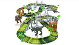 Гибкий автомобильный трек с динозаврами Dinosaur 192
