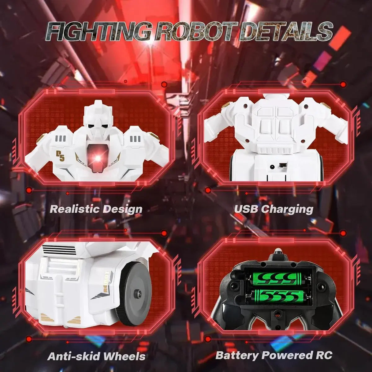 Боевые роботы "VS Robot" дистанционное управление, 360°