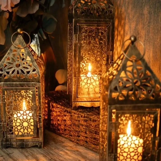 Декоративный подсвечник 9,5×9,5×25 см